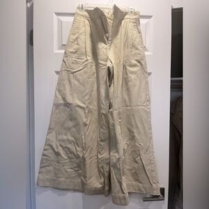 Warm NY custom palazzo pant in beige. Size: 26. Never worn.